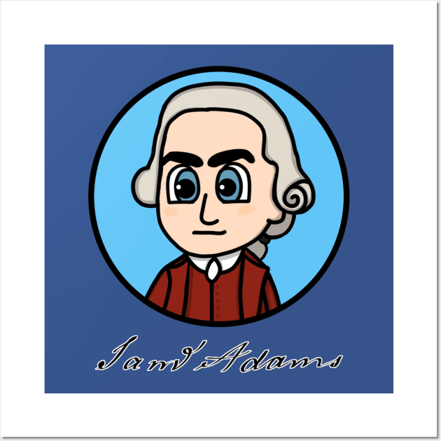 Sam Adams Patriot Portrait Wall Art by Aeriskate